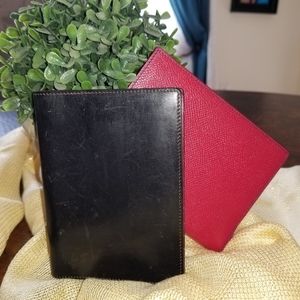 EUC HERMES 2FER his and hers pass port holders